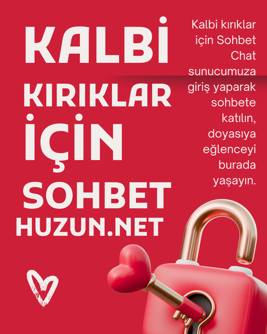 Kalbi kırıklar için Chat Sohbet Odaları 